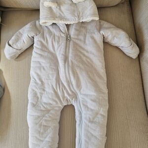 GAP Light Gray Kids One Piece Footie